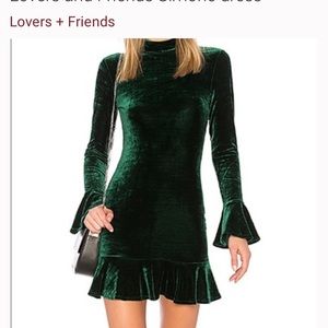 Revolve-lovers and friends holiday dress